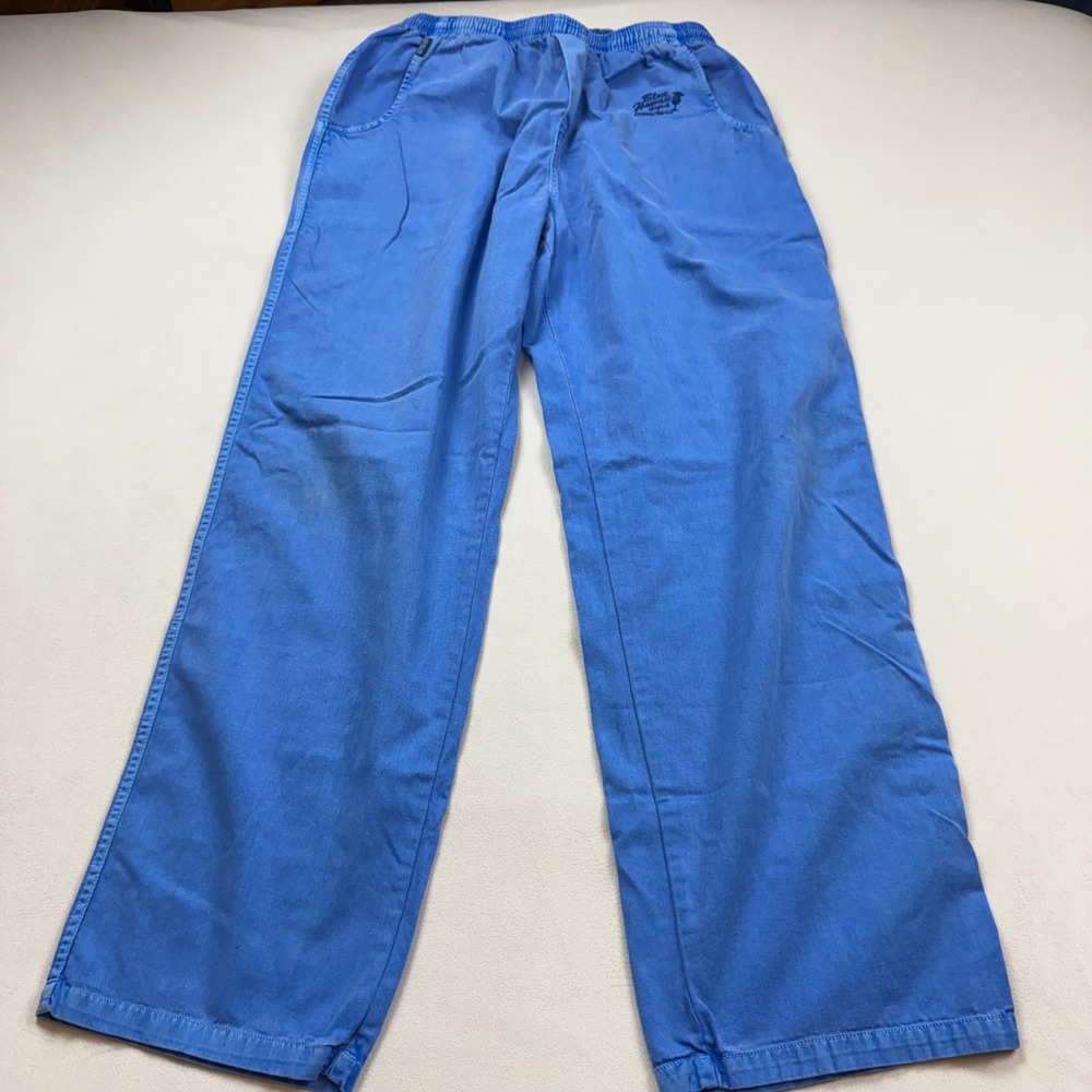 Crazy Shirts Blue Hawaii Dyed Mens XXL‎ Blue Cotton Elastic Waist Pants B008186